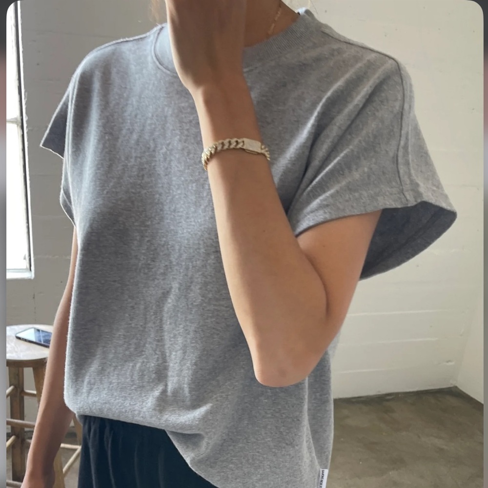 Gray Short Sleeve Women's Tee